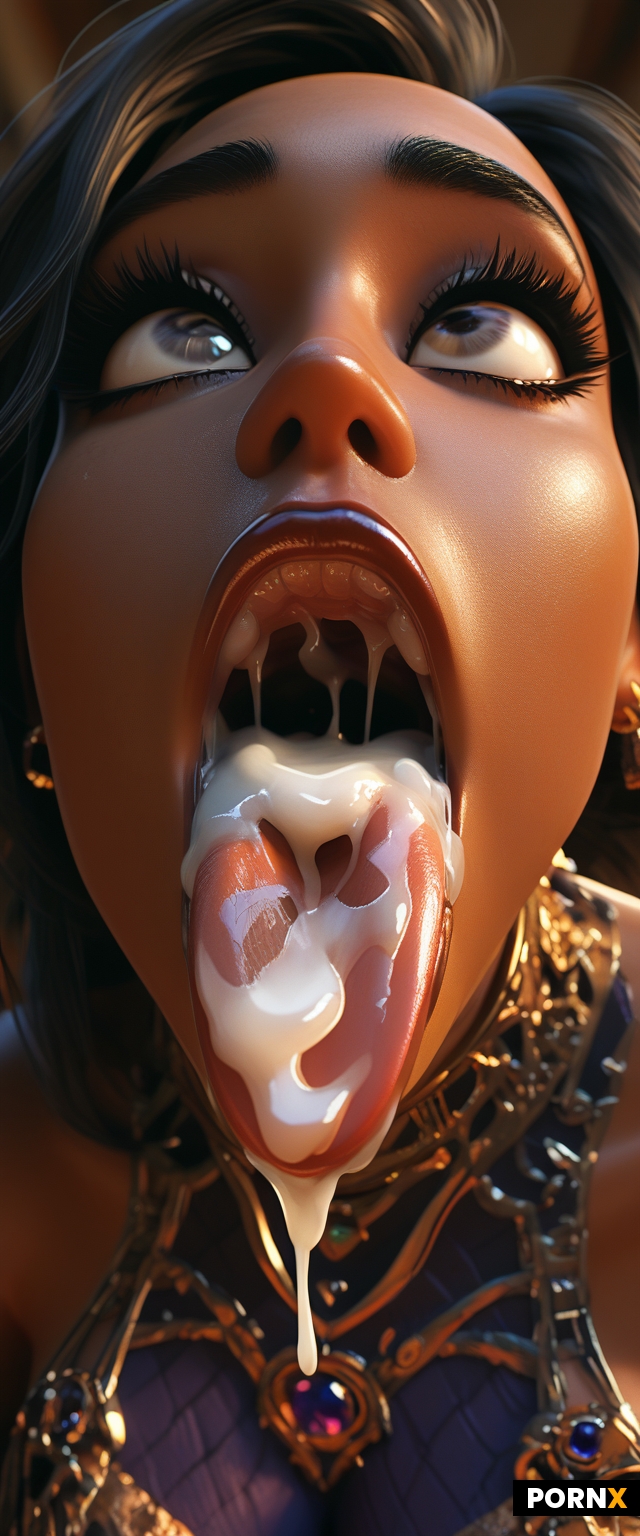 Dark-skin chubby futa