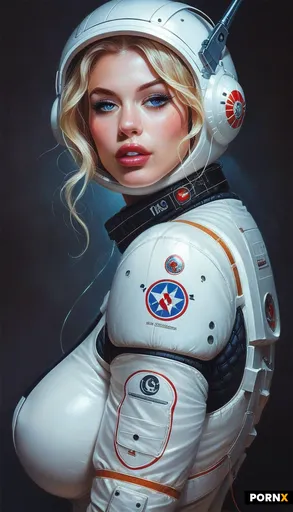 One female astronaut