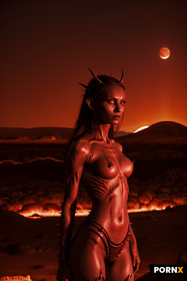 Alien demon woman