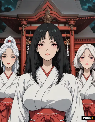 pretty japanese miko