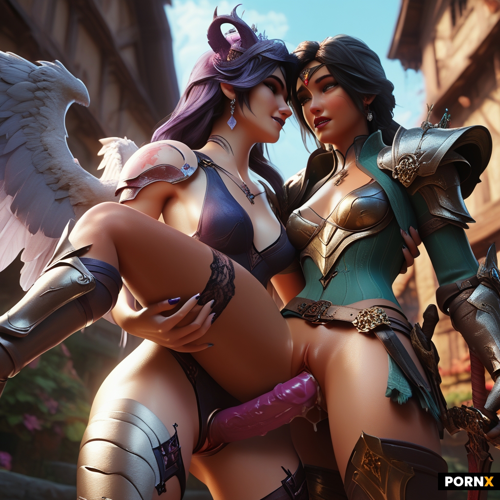 two beautiful lesbian women