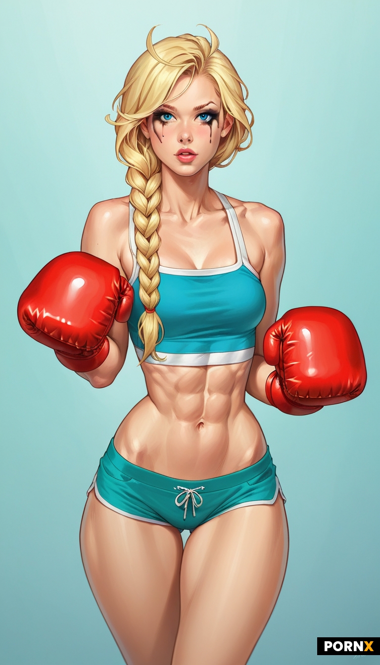 Two Hot female boxers