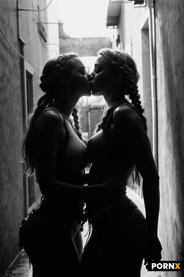 Two gorgeous woman with braided hair