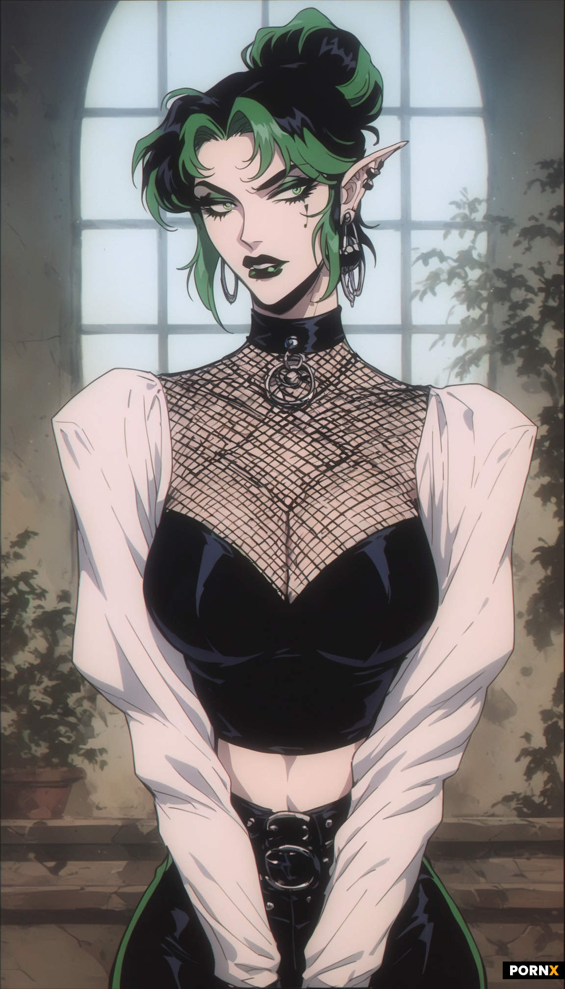 goth woman
