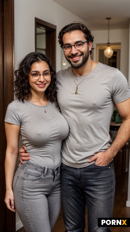 Woman standing by man