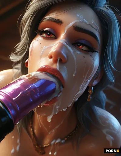woman giving deep oral