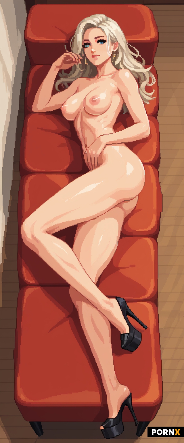 Laying on side