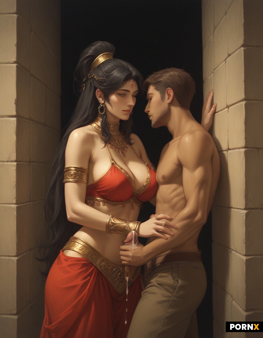tall Persian woman genie