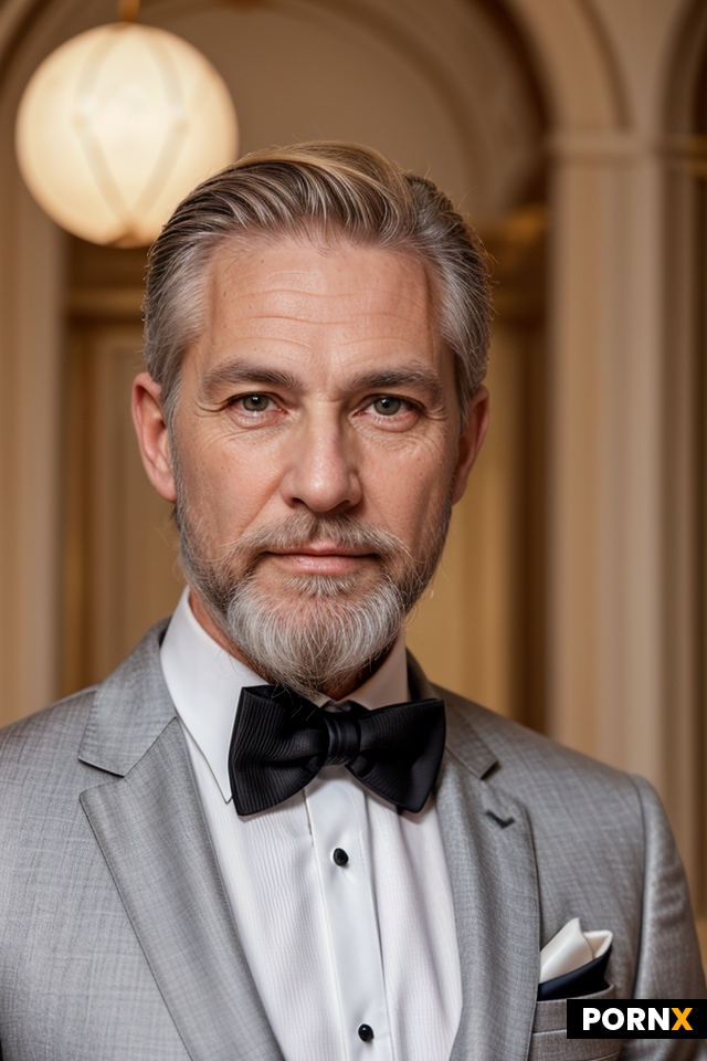 Old 57 years old blonde man