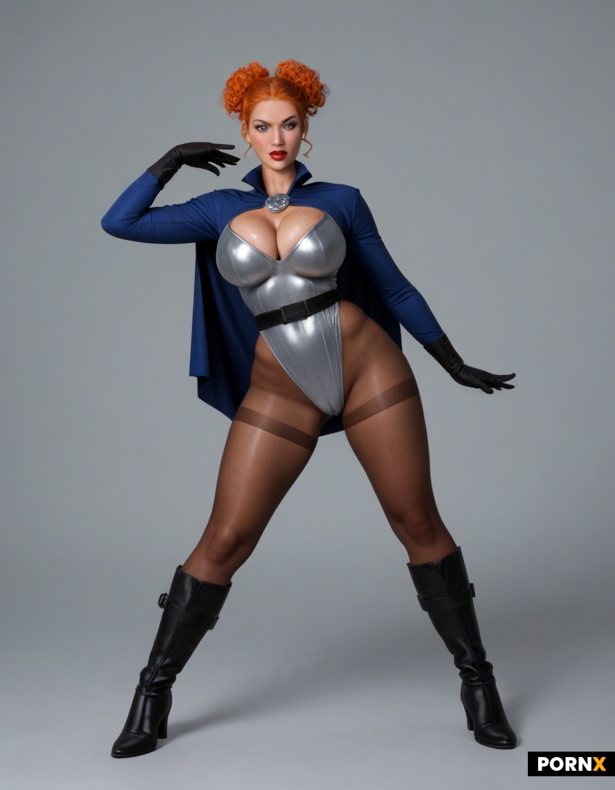 Dynamic dramatic Erotic cartoon supervillain