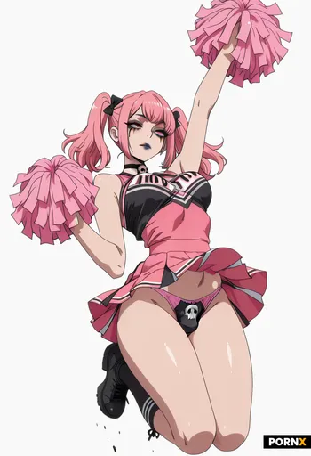 Femboy cheerleader