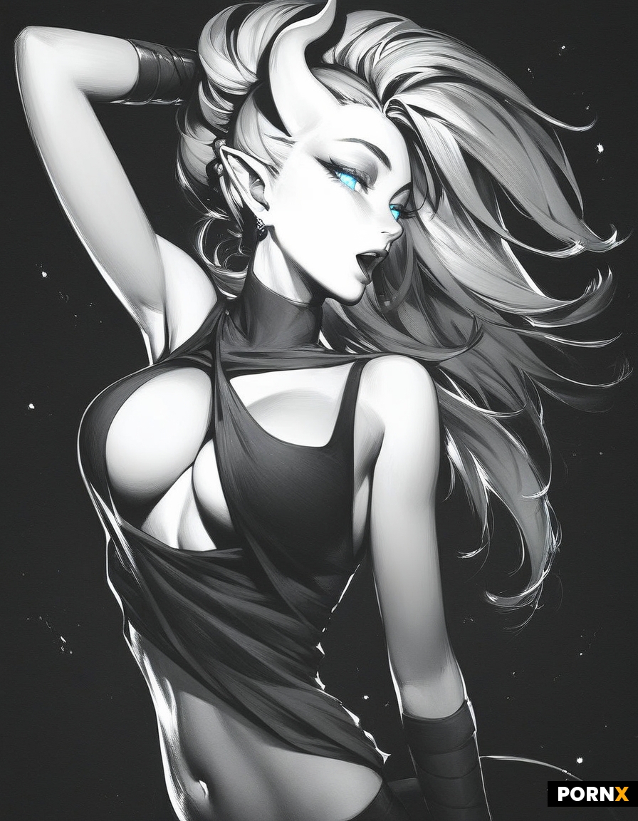 black and white marker Sketch
