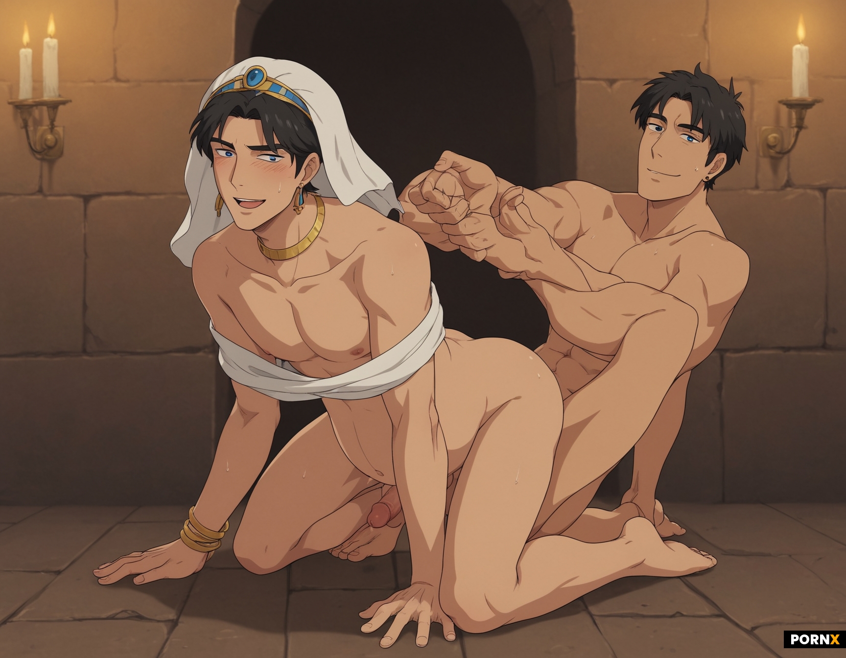 two men