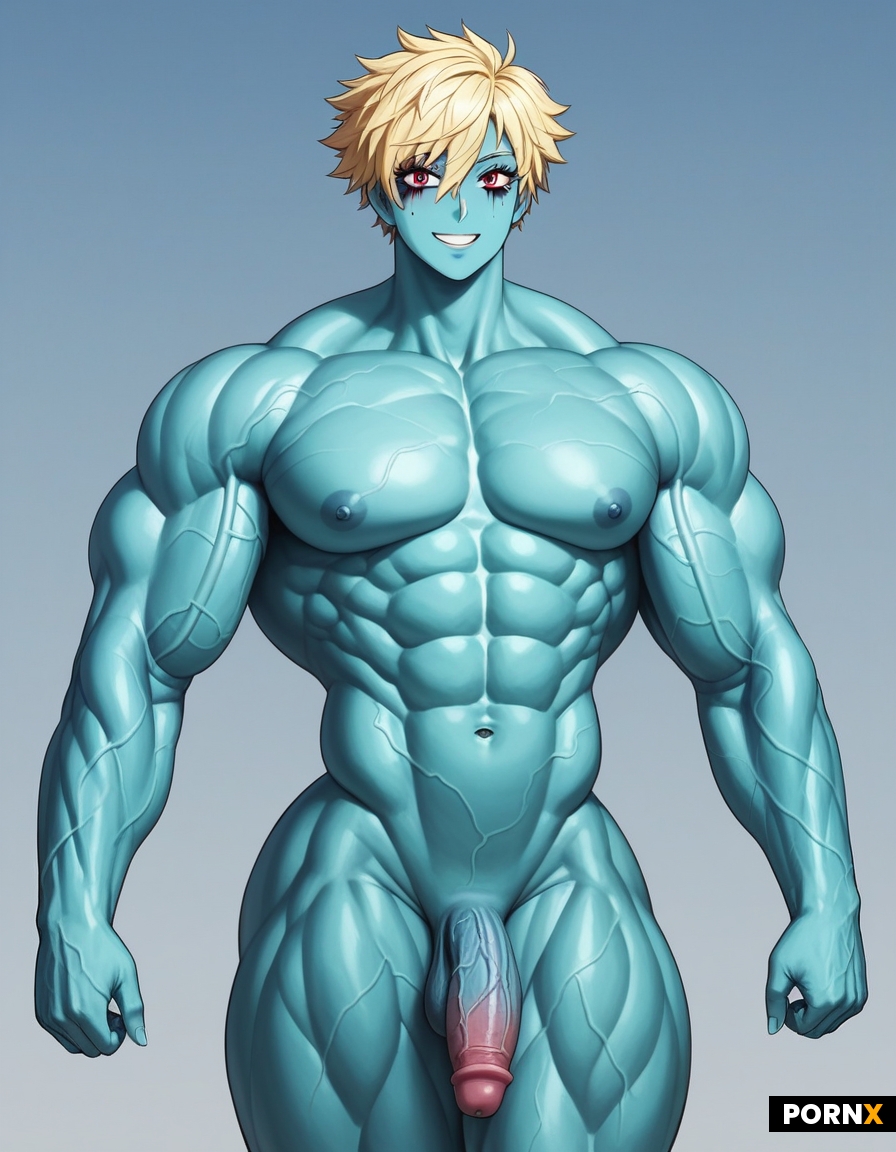 Buff masculine transgender cute