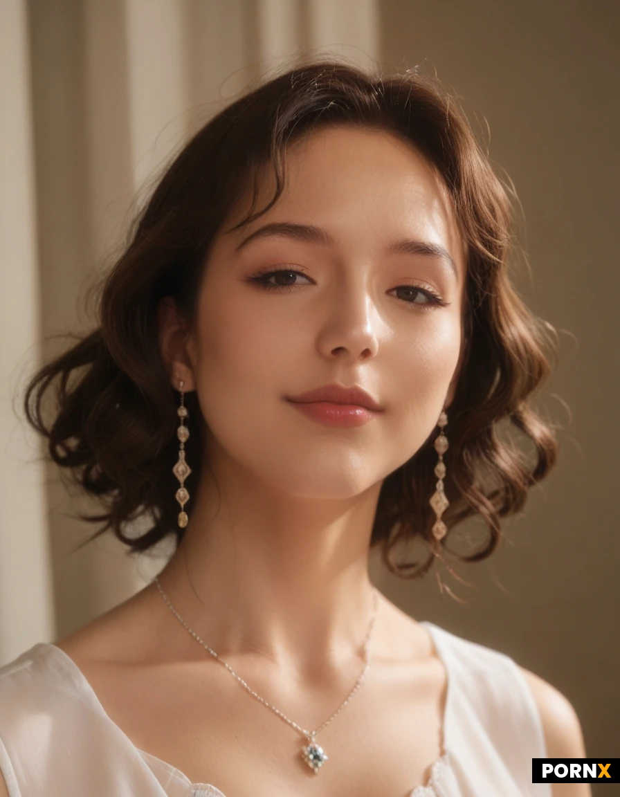 quiero una herrmosa muchacha latina, de 20 años, cuerpo delgado, de culo pequeño y en forma. pelo largo liso, ojos verdes, pechos muy grandes y pezones oscuros. debe estar tumbada en la cama, vestida con un camisón pequeño de tela vaporosa, y sin ropa interior. hace calor, por lo que su piel está humedecida de sudor, y está teniendo un sueño muy erótico.el camisón debe transparentar más, y tiene que estar tumbada boca ariiba en la cama