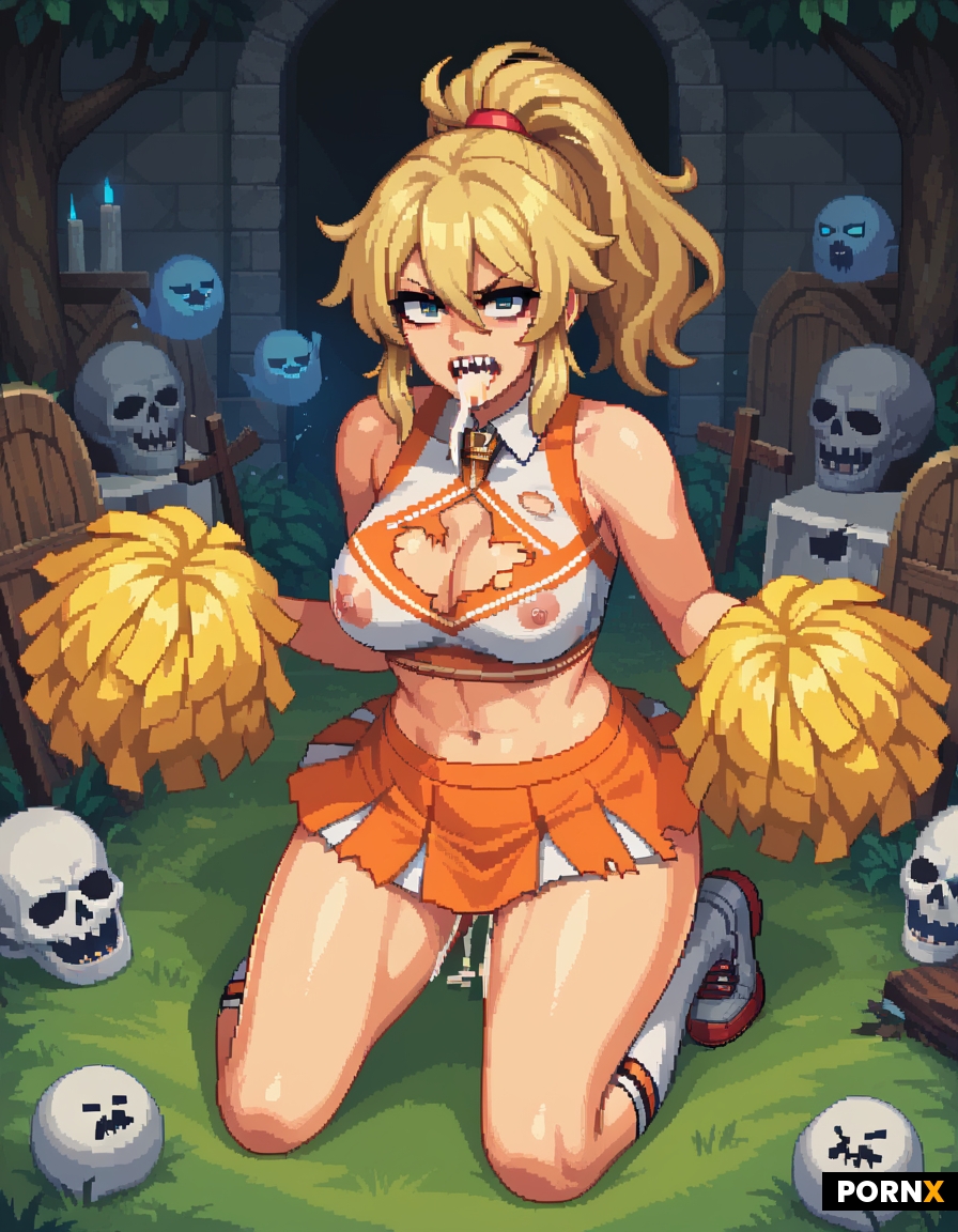 pretty zombie woman
