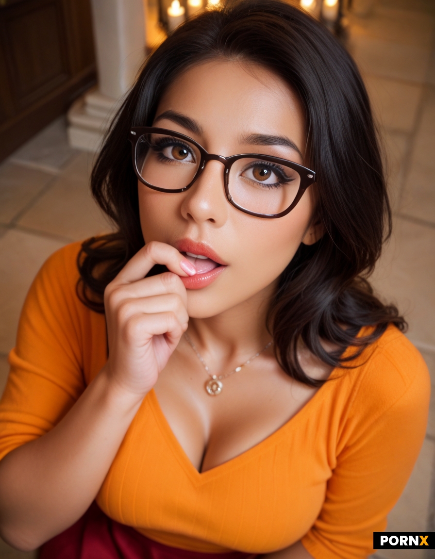 she put a finger on her mouth