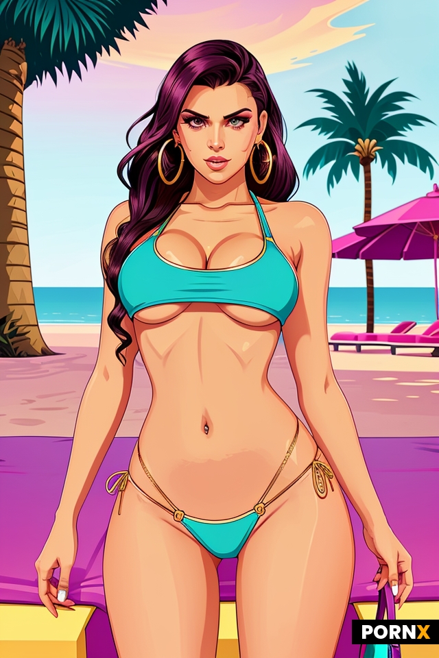 Grand Theft Auto 6 loading screen art style