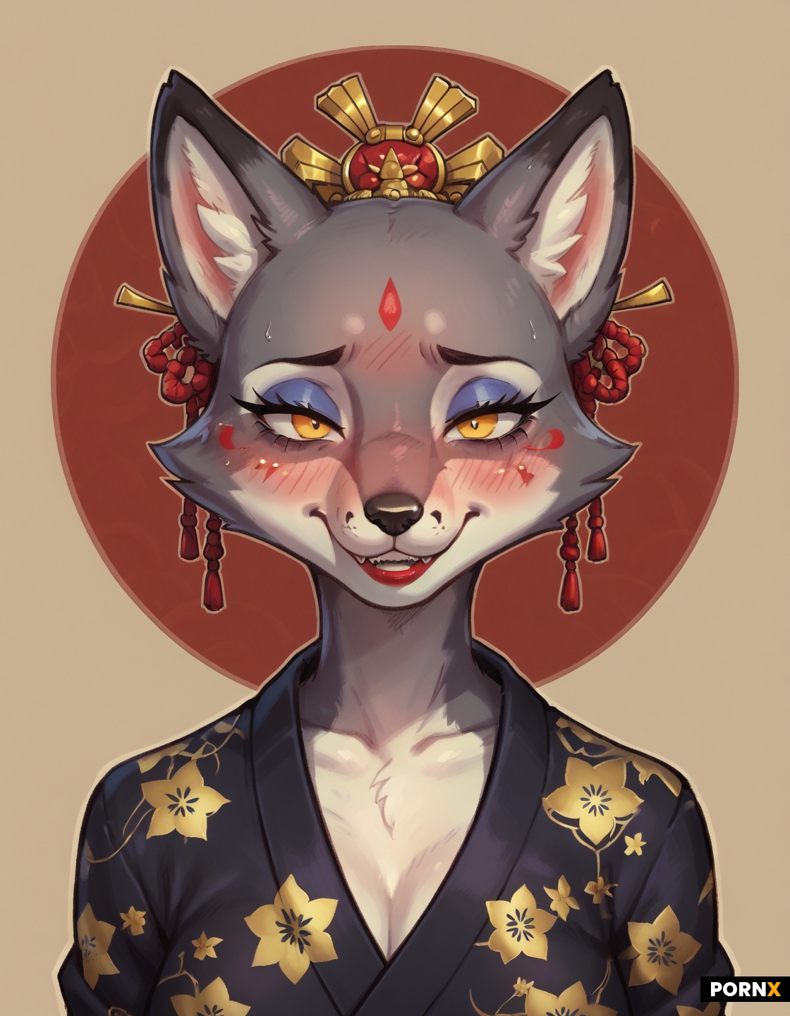 Furry porn art style
