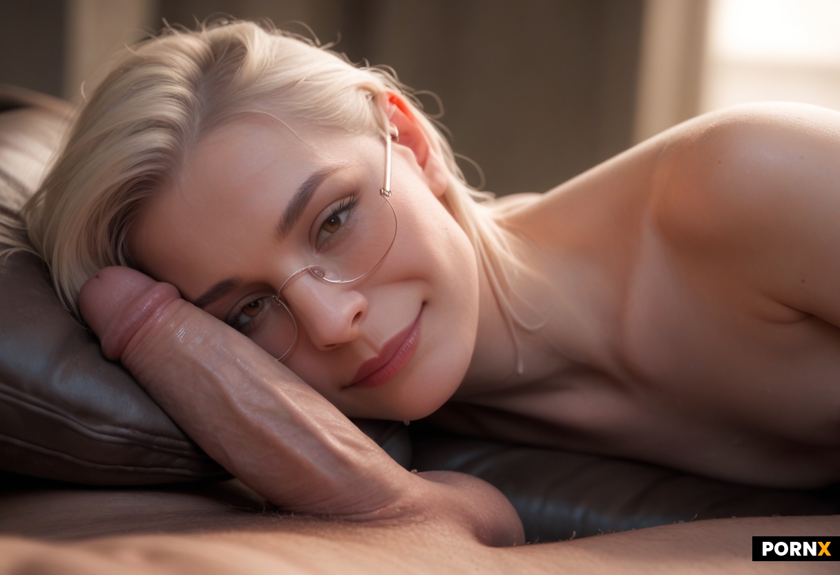 woman is lying on a couch sideways