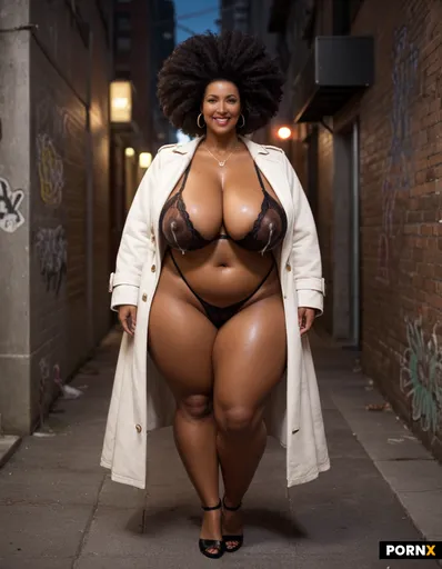 beautiful curvy black woman