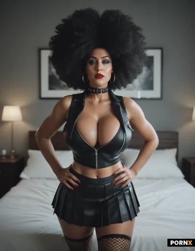 beautiful curvy black woman