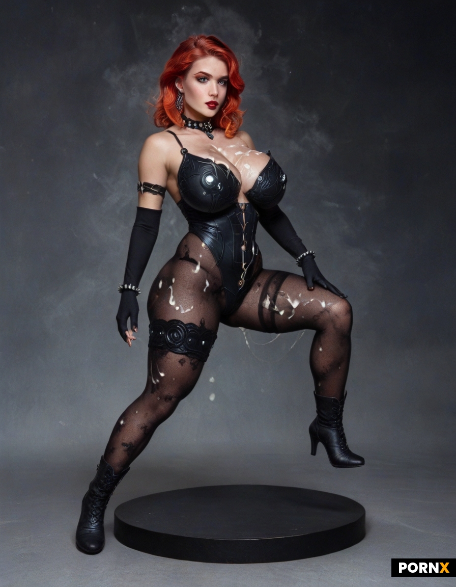 Dynamic overdramatic maniacal futuristic comic siren supervillain succubus seductress diva