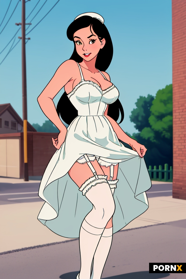 A vintage pin-up woman