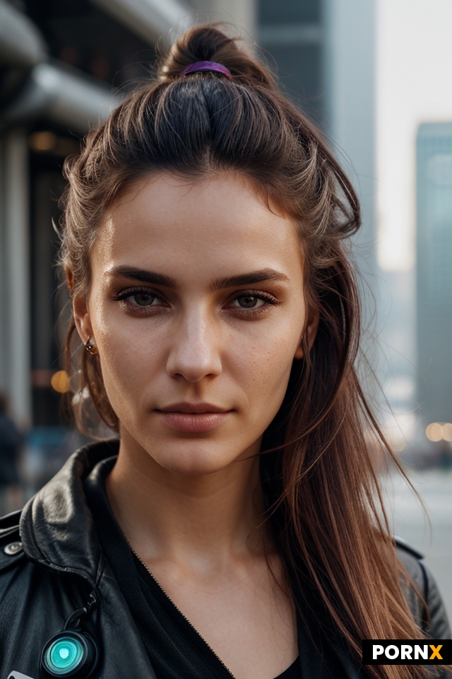 portrait of a beautiful Swedish | Brazilian woman with unique facial structure