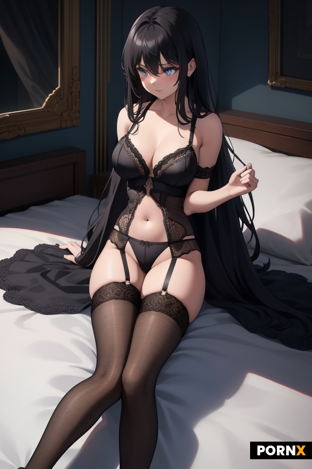 Beautiful anime woman