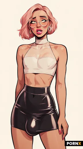 One femboy bimbo girlfriend