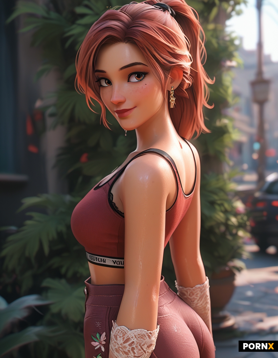 A beautiful woman of the age of 18