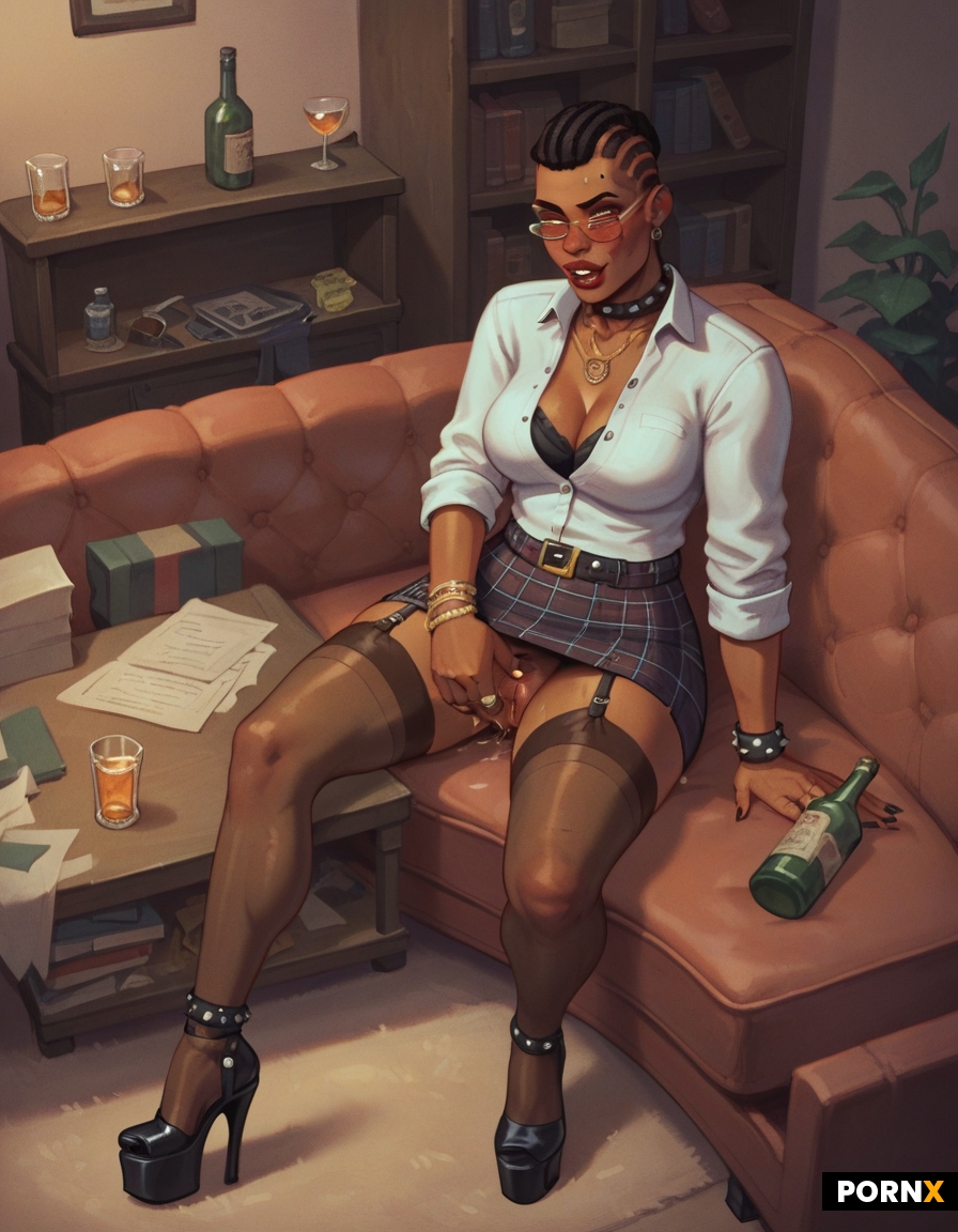 slutty african woman