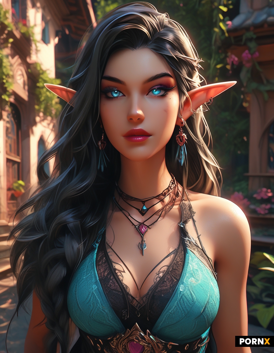 Noble elf woman 20s