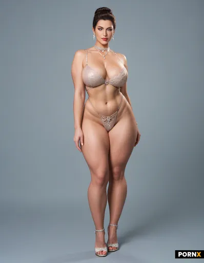 full body shot from head to toe of an extremely beautiful 20 year old sexy anime girl with strong to