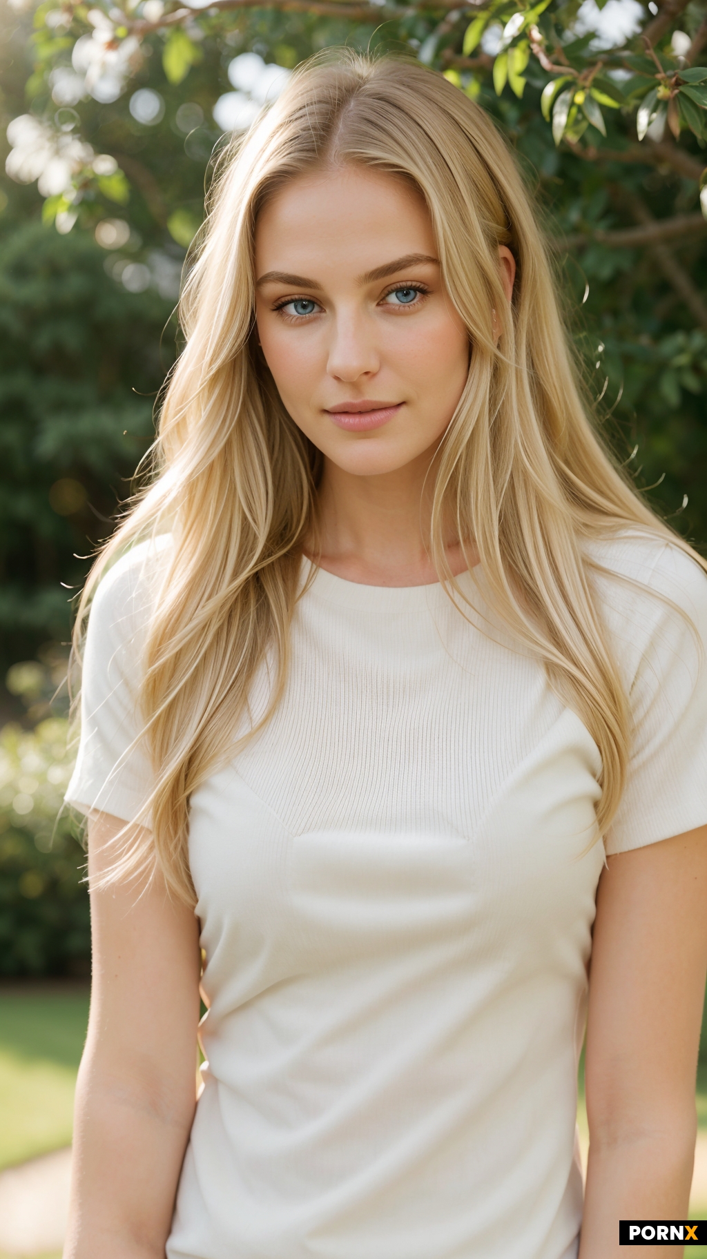 Photo-realistic portrait of a supermodel with soft