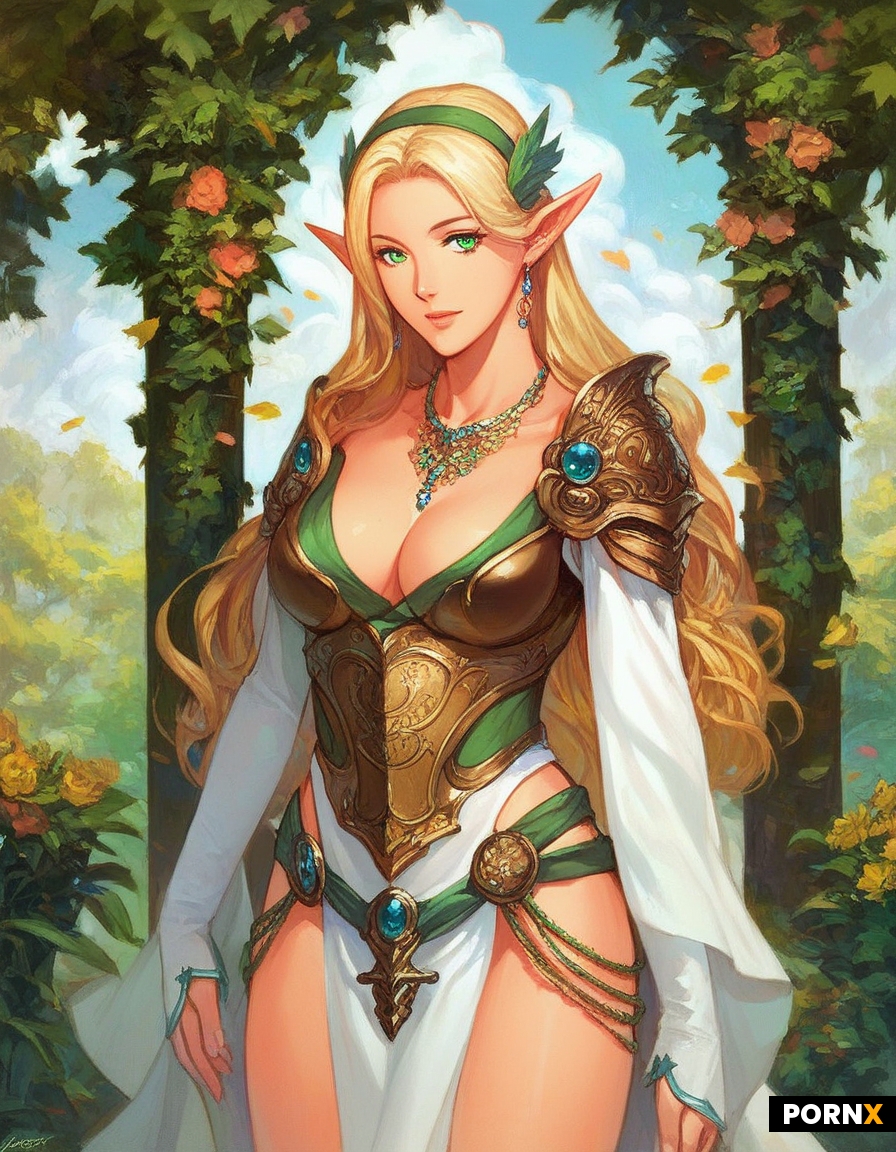 Noble elf woman 20s