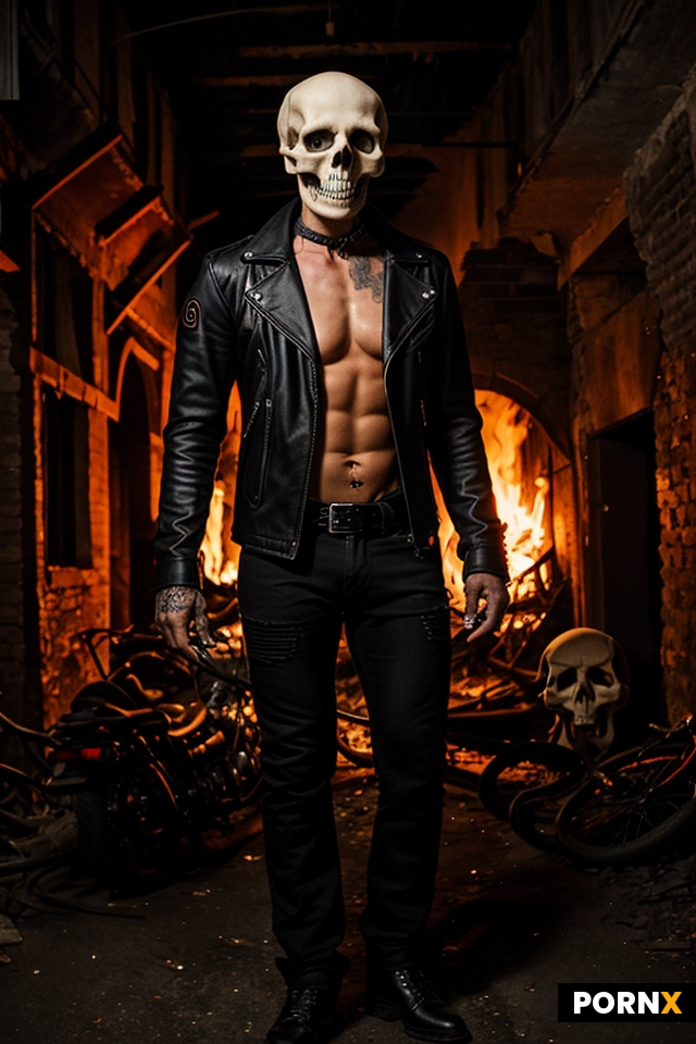 Hot demon biker