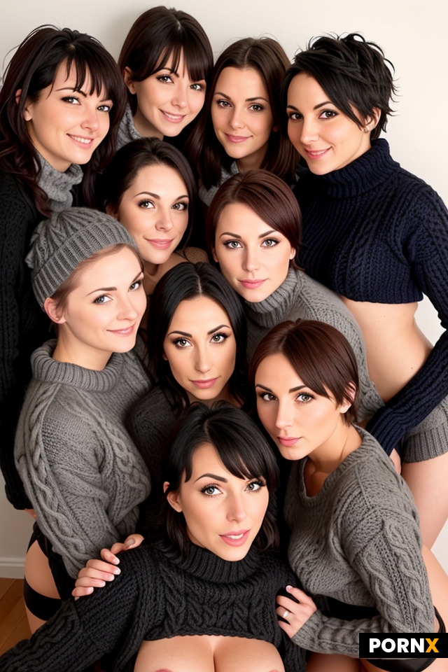 Lesbian orgy