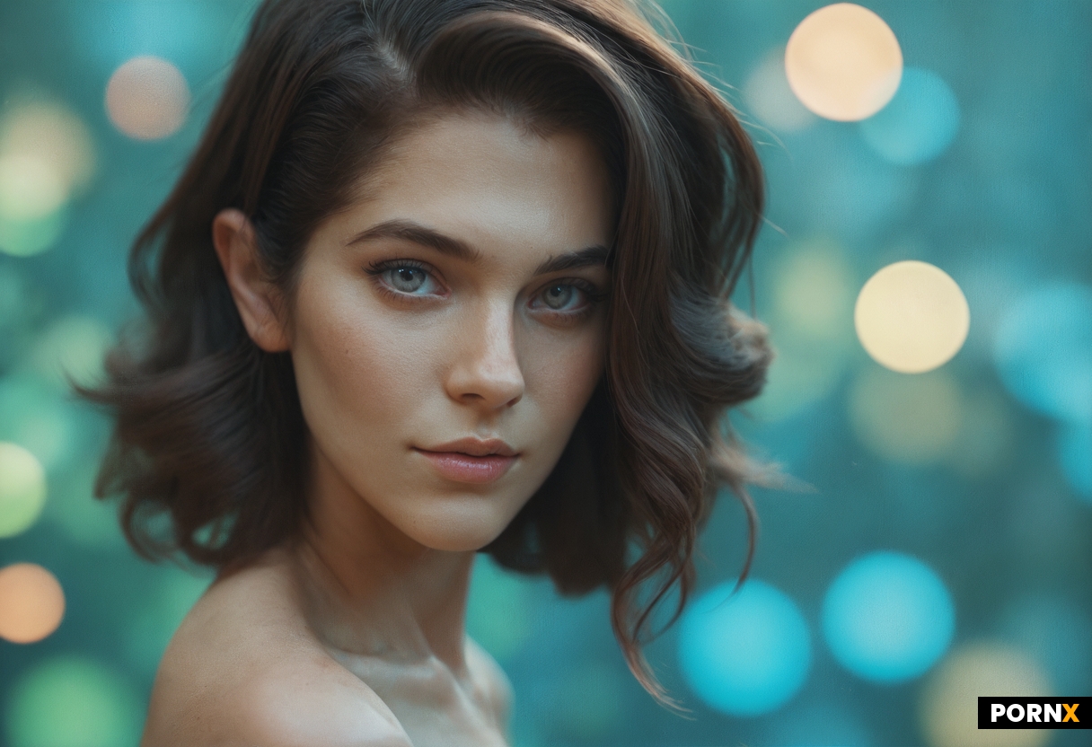 fresh green and blue bokeh