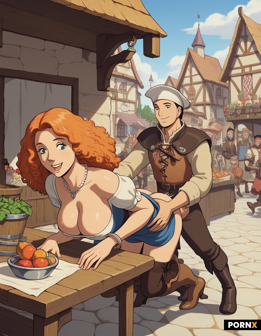 busty maid