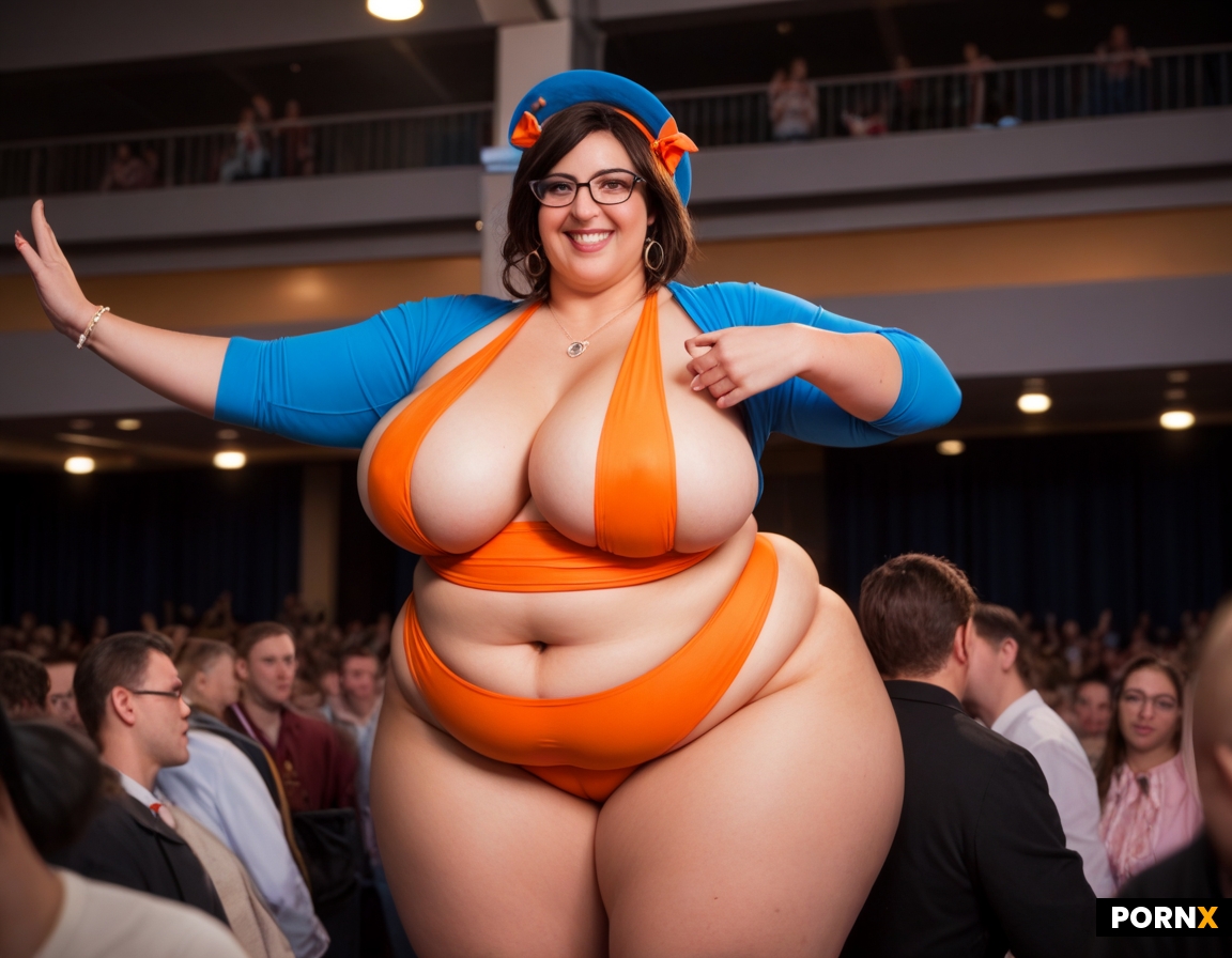 obese nerdy woman