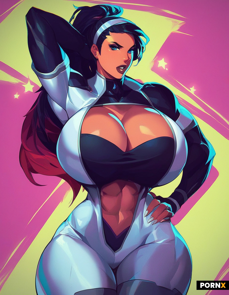 hyper-feminine bimbo body expansion