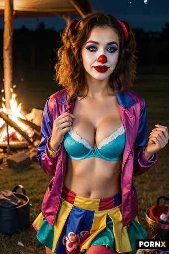 colorful Messy hair