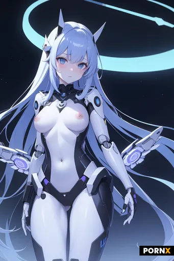 Una robot femenina de dos metros de altura