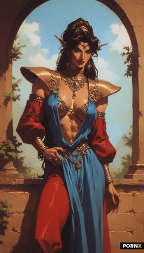 pretty female genie