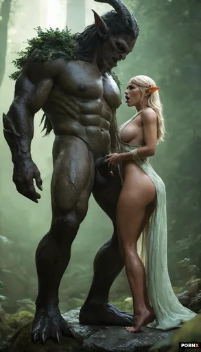 A couple having sex from behind