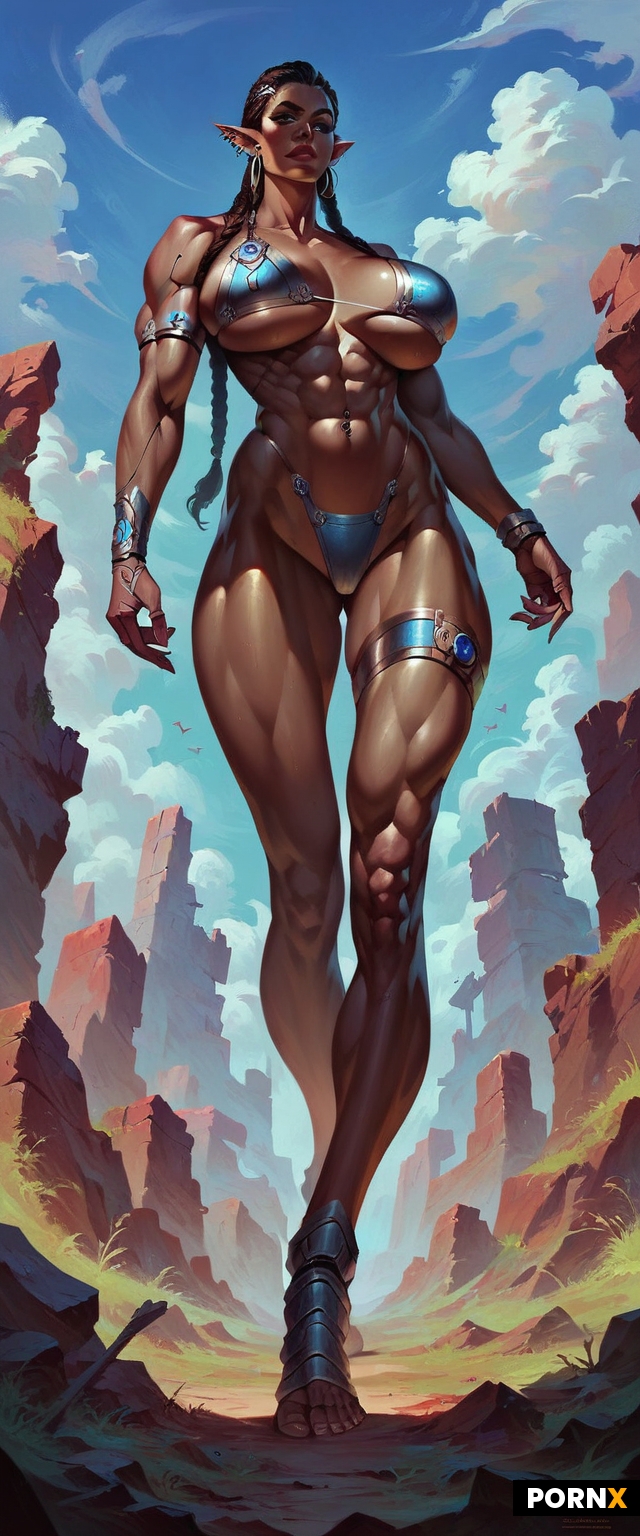 futuristic scifi fantasy orc