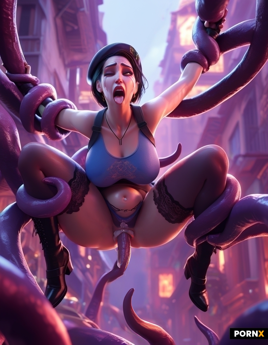 second tentacle go in pussy