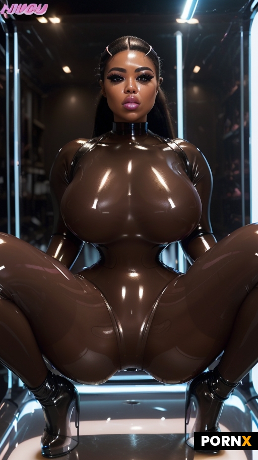Hyperfeminine bimbo robot android